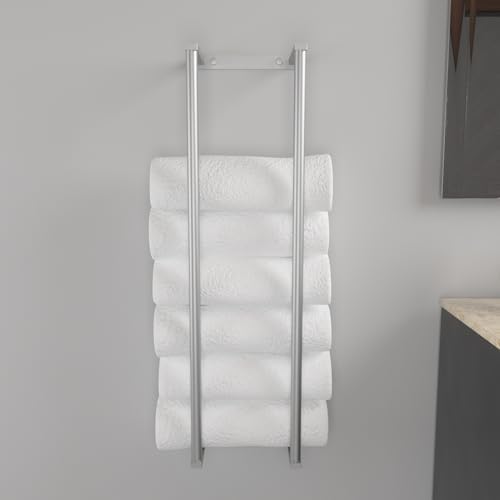A chic space-saving towel holder