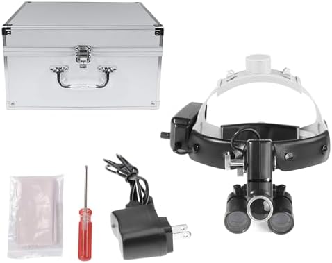 5W LED Headlamp for Loupes with Adjustable Headband and Magnifying Frames