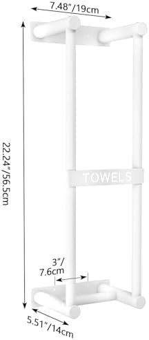 STWWO Small Bathroom Towel Storage System