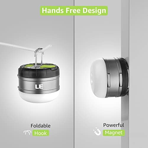 Enhanced LED Camping Lantern - Rechargeable 5 Light Modes