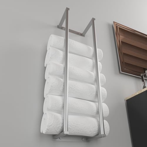 A chic space-saving towel holder