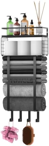 Stylish Towel Rack for Small Bathrooms