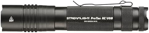 High-Lumen ProTac multi-fuel USB tactical flashlight with 1000-lumen output