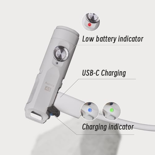 RovyVon A3 Gen 4 Keychain - Super Bright Rechargeable and Durable