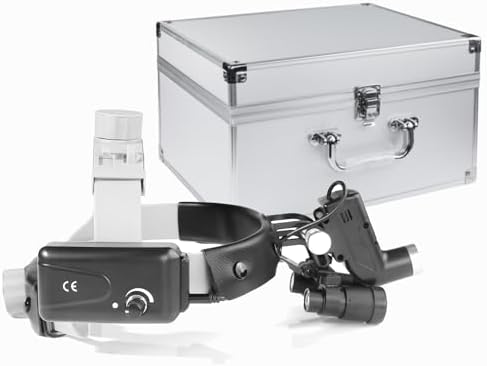 5W LED Headlamp for Loupes with Adjustable Headband and Magnifying Frames