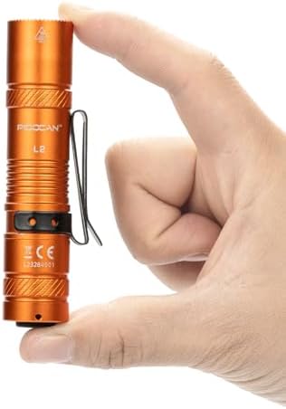 Compact Rechargeable 1200 Lumens EDC Flashlight with 4 Modes