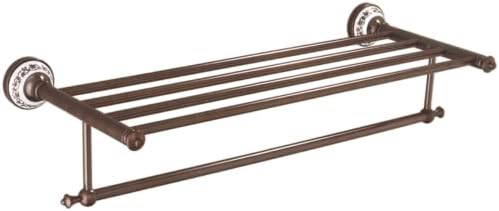 Stylish Brown Antique Brass Dual Tiers Bath Towel Rack