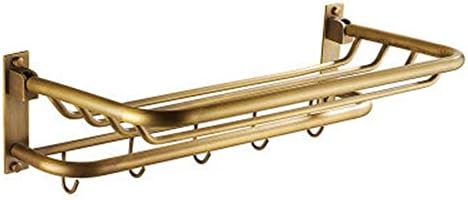 Versatile Wall-Mounted Towel Rack Premium Brass Durable Stylish for Bathroom Beyond