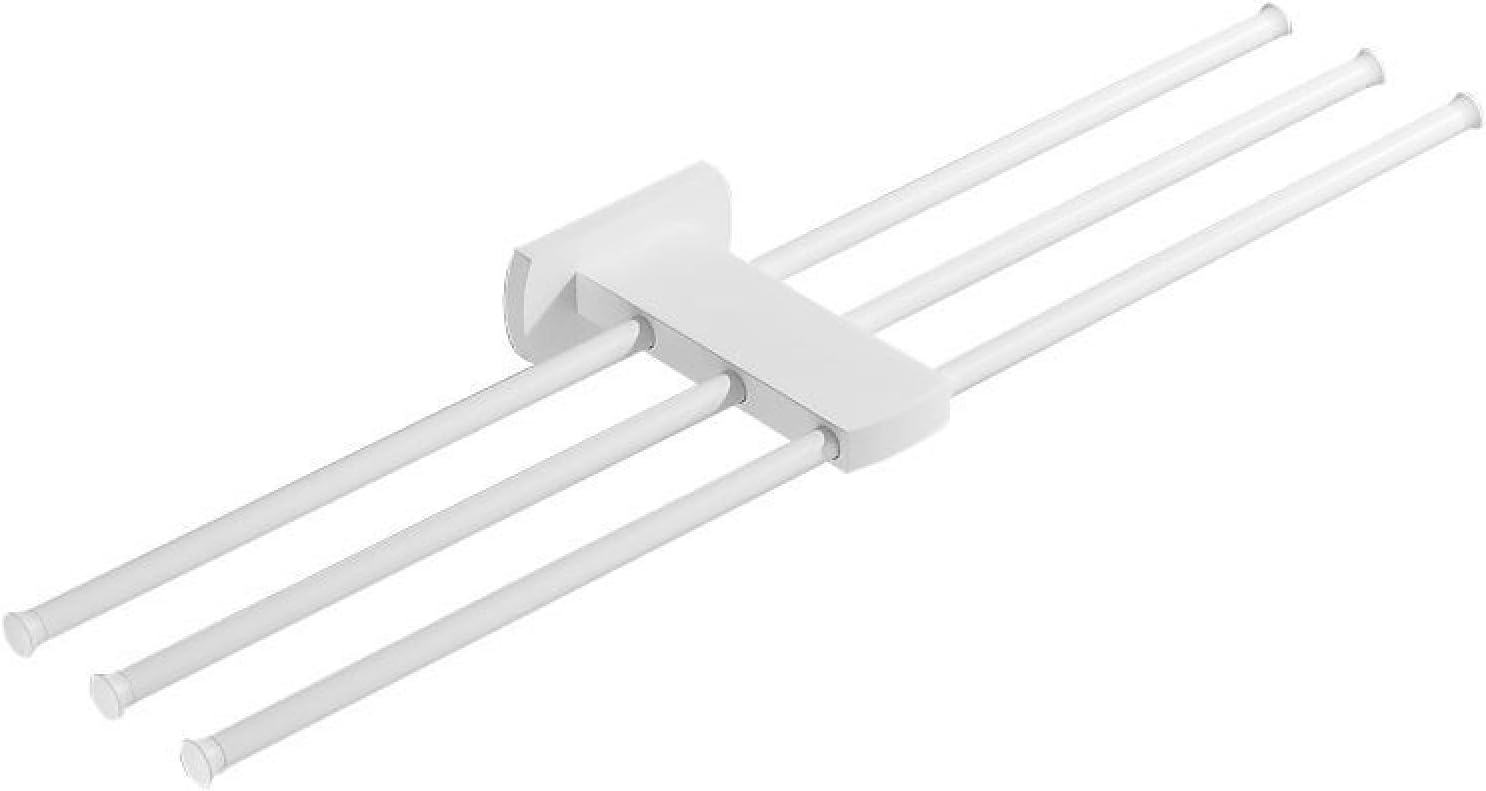 Bathrooms Elevate relieve with White Double Towel Hook Rack