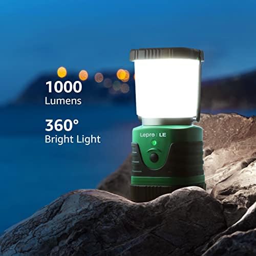 Lighting EVER Rechargeable LED Camping Lantern 1000LM 4400mAh Power Bank