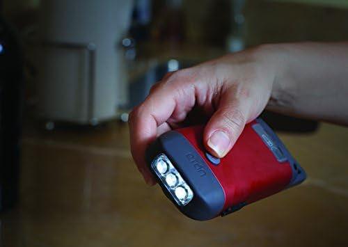 Eton Crank-Powered Clipray Flashlight and Charger Pack of 2