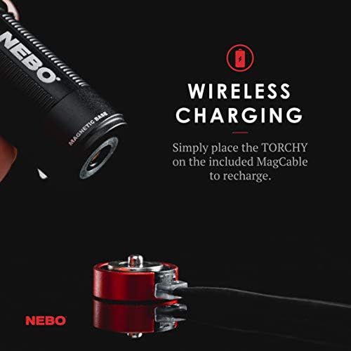 NEBO Torchy 1000-Lumen Rechargeable Pocket Flashlight