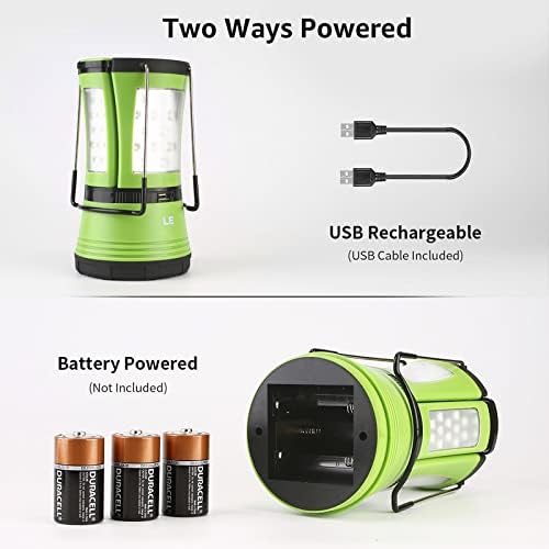 LED Camping Lantern Rechargeable 600LM Detachable Flashlight Camping Essentials