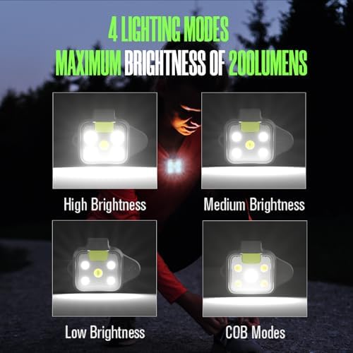 Durable Clip-On Running Lights for Nighttime Safety
