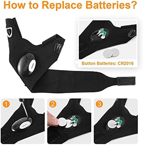 Biuonk LED Flashlight Gloves Comfortable Durable and Functional for Everyday Use