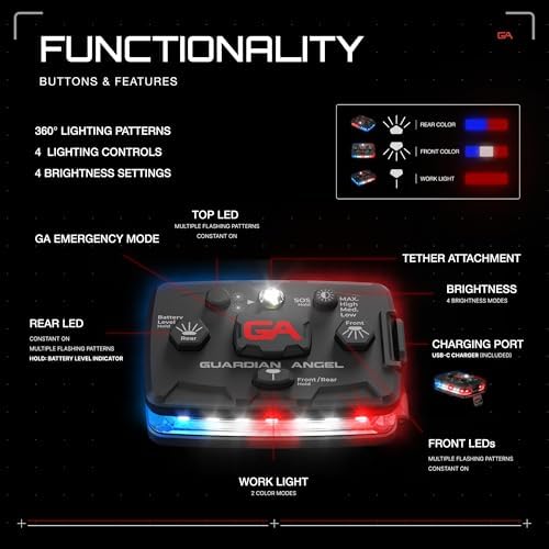 Guardian Angel Elite Series Hands-Free Safety Light
