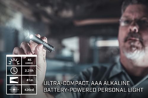 Streamlight MicroStream 45-Lumen Compact EDC Flashlight Made in the USA - Black