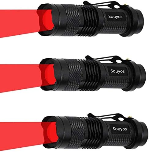 Red Hunting Flashlight Set