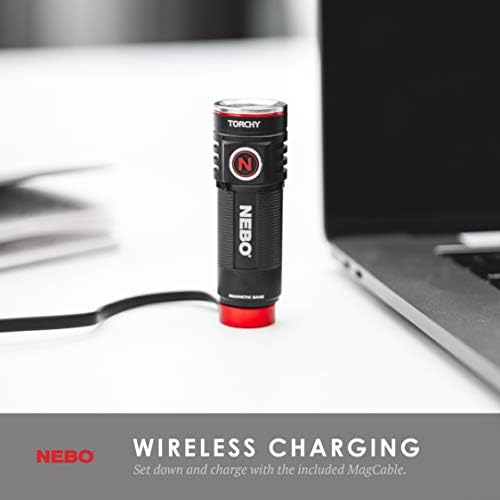 NEBO Torchy 1000-Lumen Rechargeable Pocket Flashlight