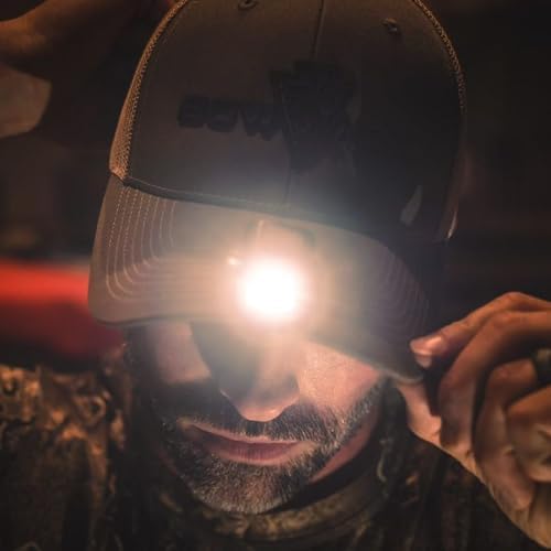 POWERCAP Hat Clip On Lamp - Rechargeable LED Headlamp - Ultra-Bright Hands Free