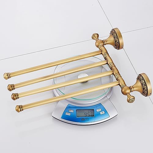 Antique Bronze Swivel Towel Rack for Bathroom Storage