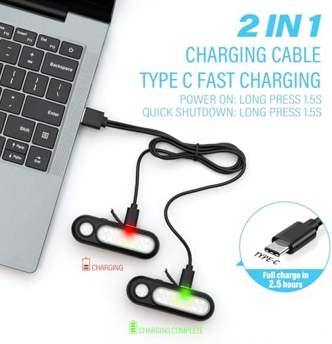 Yaklim Rechargeable Running Flashlight