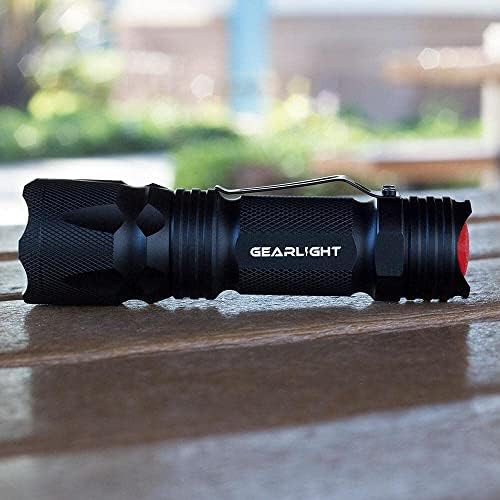 GearLight M3 Two-Battery LED Flashlight Compact tactical