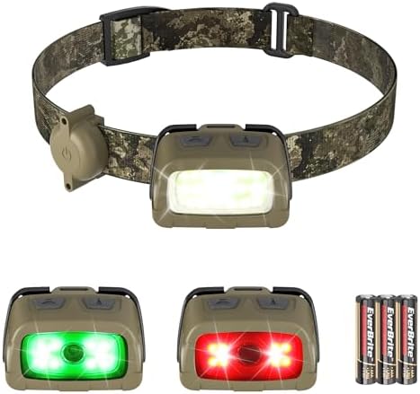 EverBrite 300 Lumens Headlamp 7 Modes Adjustable Waterproof for Camping Hiking