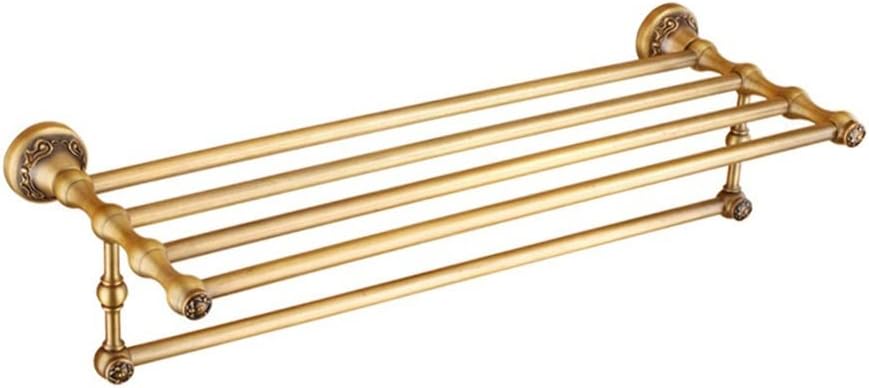 All-Copper Antique Bathroom Towel Rack