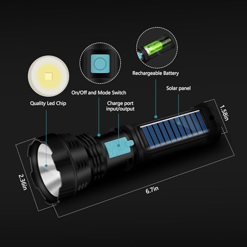 Ultimate Solar Survival Flashlight