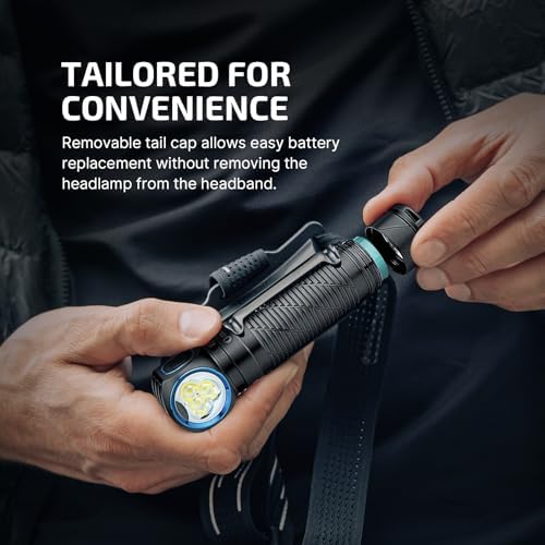 Perfect LED Headlamp 3000 Lumens Red Light Rechargeable waterproof durable