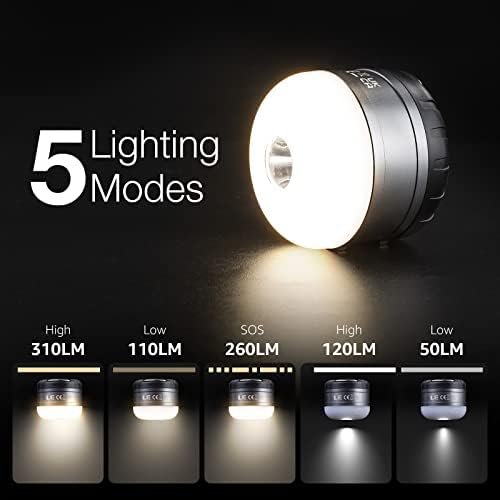Enhanced LED Camping Lantern - Rechargeable 5 Light Modes