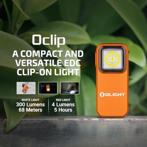 Powerful Dual Source EDC Flashlight Rechargeable Magnetic Clip
