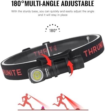 ThruNite TH20 Pro II - 1010 Lumens Rechargeable LED Headlamp for Hiking Camping