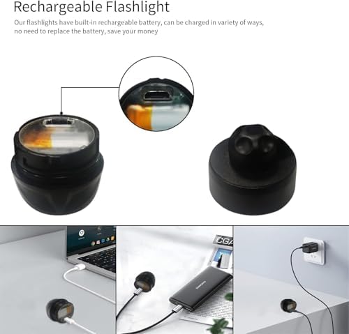 Rechargeable Hands-Free Flashlights