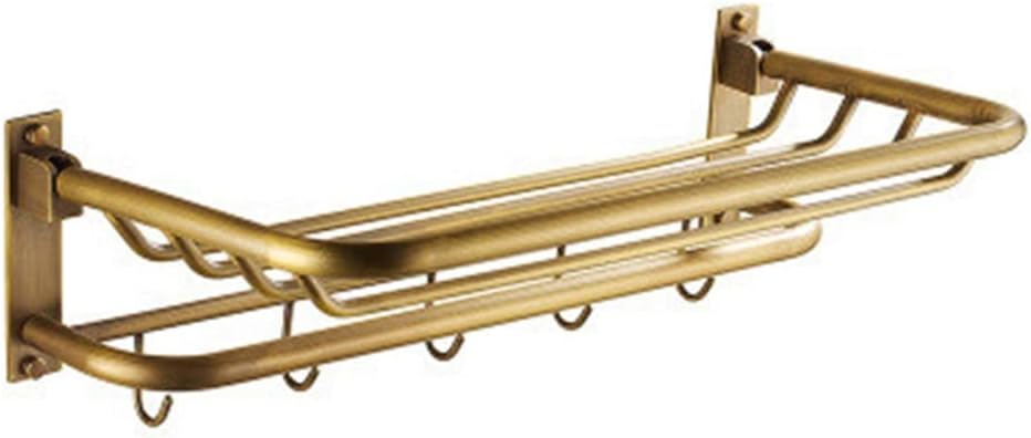 Versatile Wall-Mounted Towel Rack Premium Brass Durable Stylish for Bathroom Beyond
