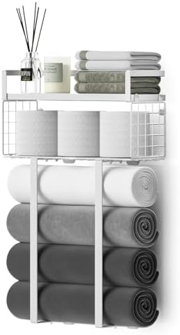Xstydes Towel Racks for Bathroom White