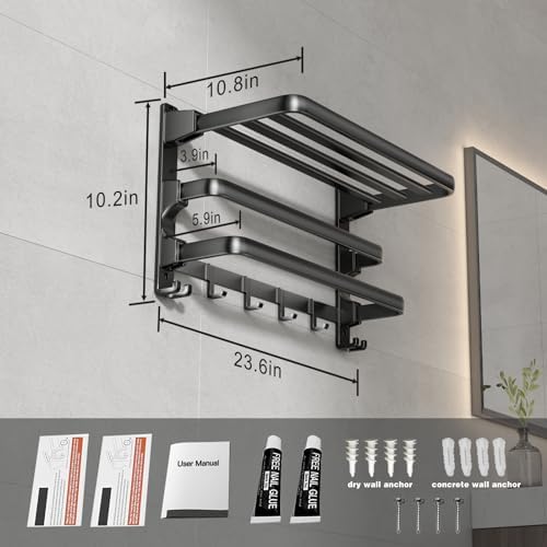 VOLDRA 24-Inch Towel Rack