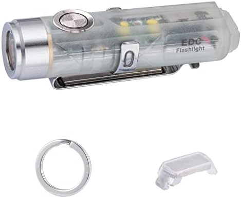 Rovy Von Aurora A5 G4 Rechargeable EDC Flashlight with Magnetic Clip