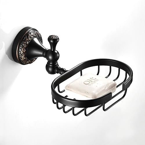 Stylish Black Danube Copper Towel Rack Space-Saving Bathroom hardware