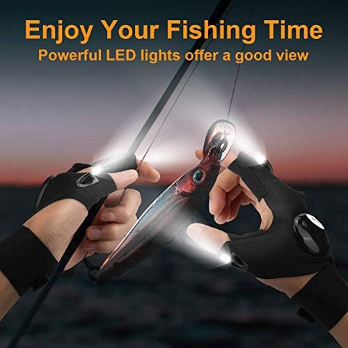 Biuonk LED Flashlight Gloves Comfortable Durable and Functional for Everyday Use