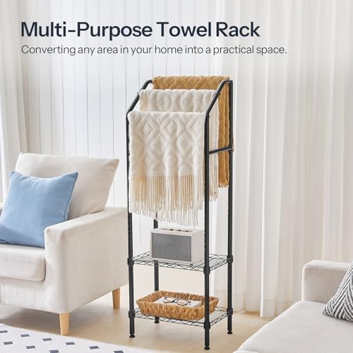 HOOBRO 478 Tall Freestanding Towel Rack
