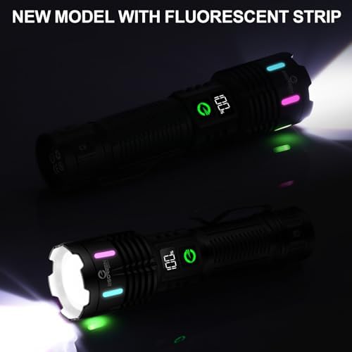 Esgreen Rechargeable LED Flashlight with Double Modes