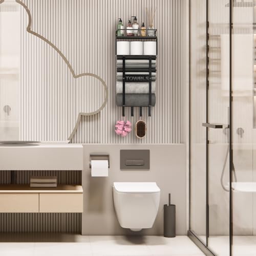 Stylish Towel Rack for Small Bathrooms