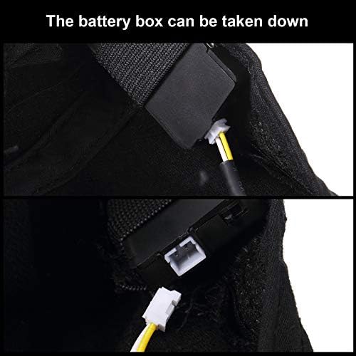 2-Piece LED Baseball Cap for Fishing Camping More