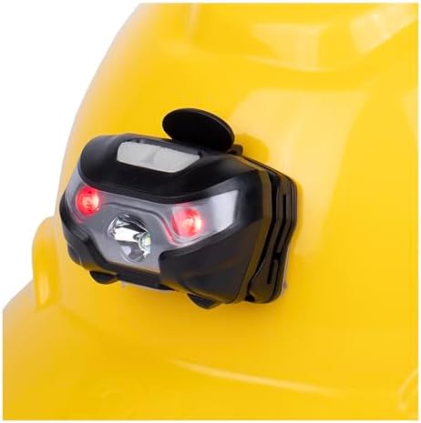 Hands-Free Rechargeable Hard Hat Light with 12-Hour Power Source