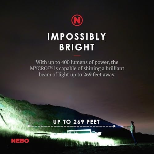 NEBO Mycro Rechargeable LED Flashlight Keychain