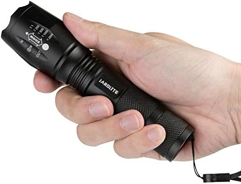 Adjustable Focus 4-Piece LED Handheld Flashlight Best for Hurricane Prep
