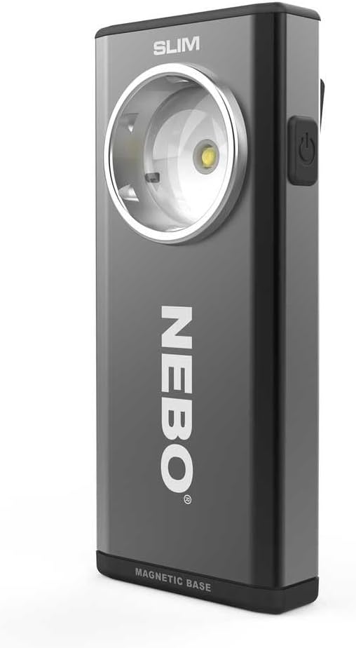 NEBO Slim Work Light USB Rechargeable Bright Pocket Light with a Clip