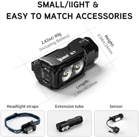 The Ultimate Rechargeable Flashlight for EDC 1800 Lumens 6 Modes